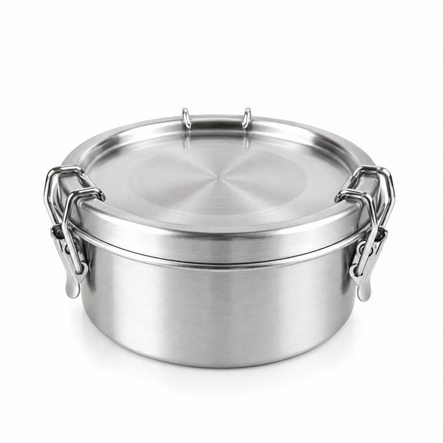 RVS Lunchbox rond 480ml - My Green Deal