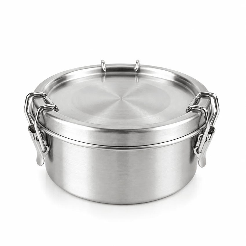 RVS Lunchbox rond 480ml - My Green Deal