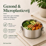 RVS Lunchbox rond 780ml - My Green Deal
