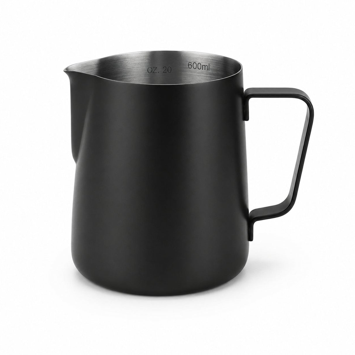 RVS Melkkan Zwart 600ml – Barista Pitcher - My Green Deal