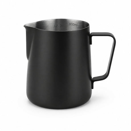 RVS Melkkan Zwart 600ml – Barista Pitcher - My Green Deal