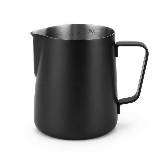 RVS Melkkan Zwart 600ml – Barista Pitcher - My Green Deal