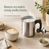 RVS Melkopschuimer 400 ml - My Green Deal