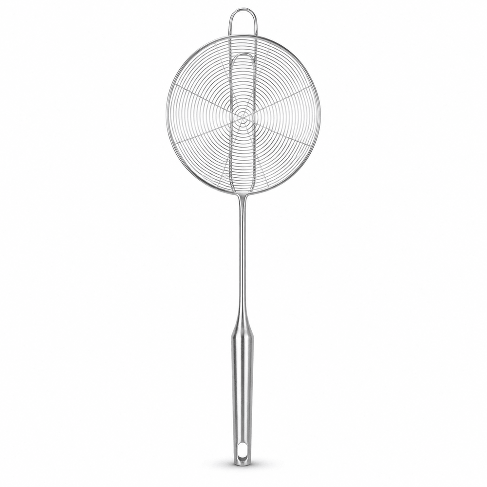 Retourdeal - RVS Skimmer Lepel 18 cm