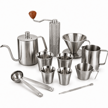 RVS koffiebundel XL - Zilver
