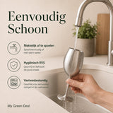RVS Wijnglazen Set – Cocktailglazen 2 stuks - My Green Deal