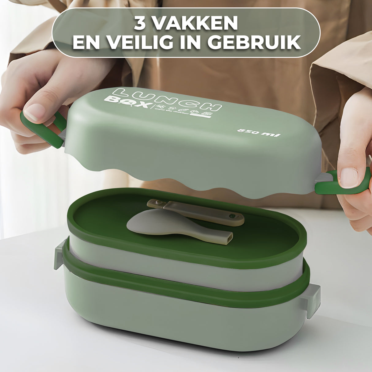 My Green Deal - Lunchbox Groen - 850ML