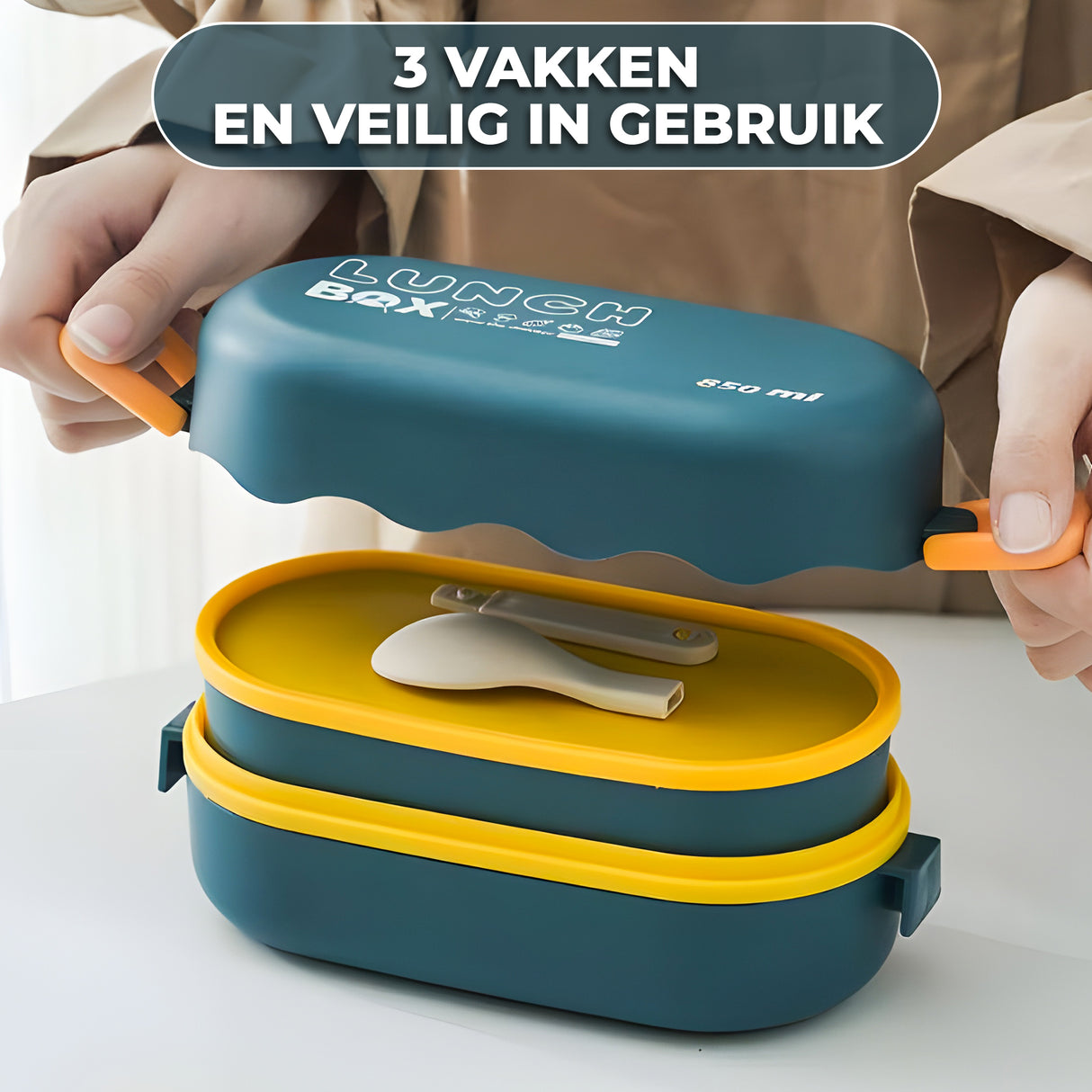 My Green Deal - Lunchbox Blauw - 850ML