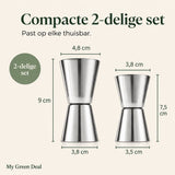 RVS Barmaatje set van 2 - My Green Deal