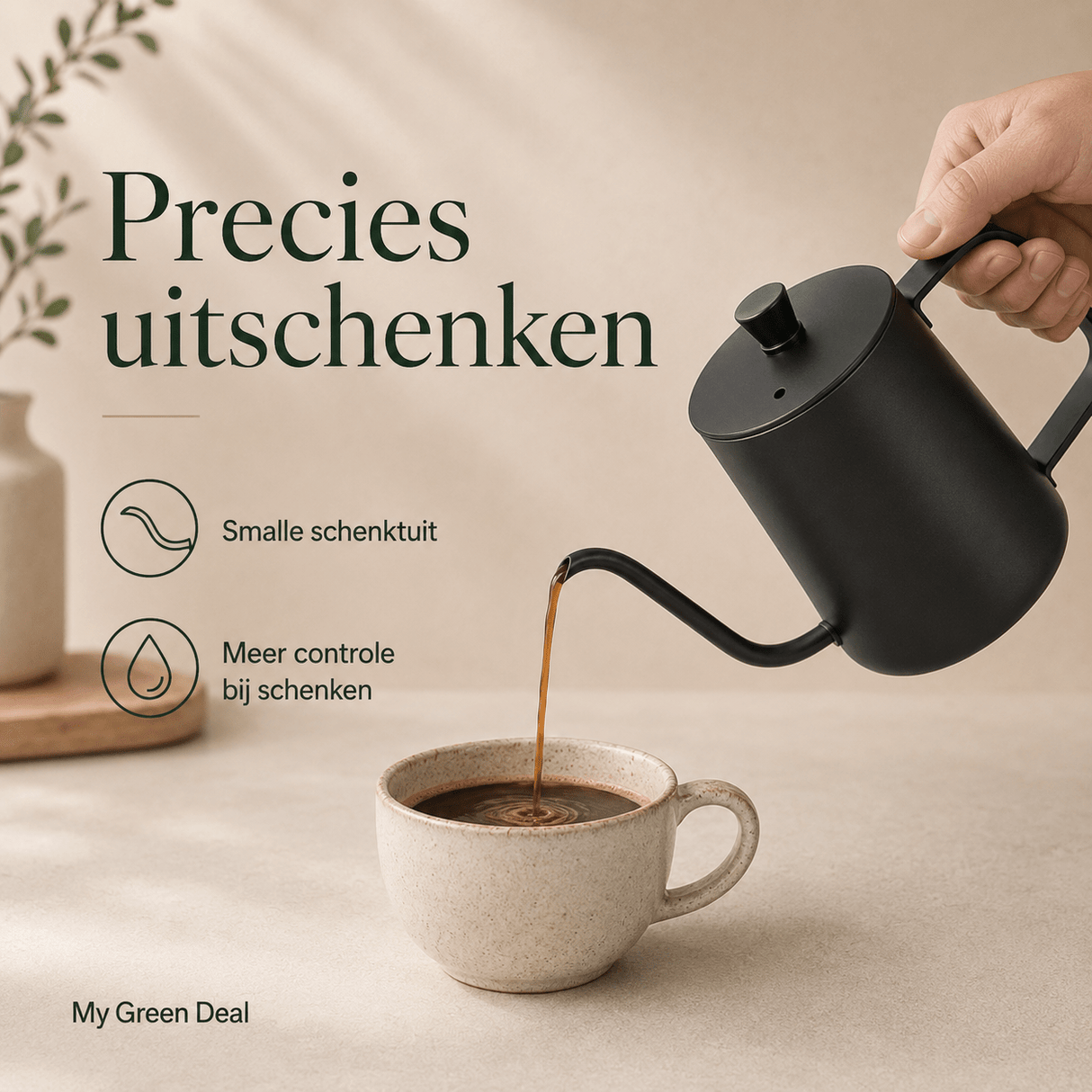 RVS Koffie bundel zwart - My Green Deal