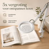 Loeplamp met led verlichting - Wit - My Green Deal