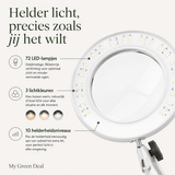 Loeplamp met led verlichting - Wit - My Green Deal