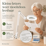 Loeplamp met led verlichting - Wit - My Green Deal