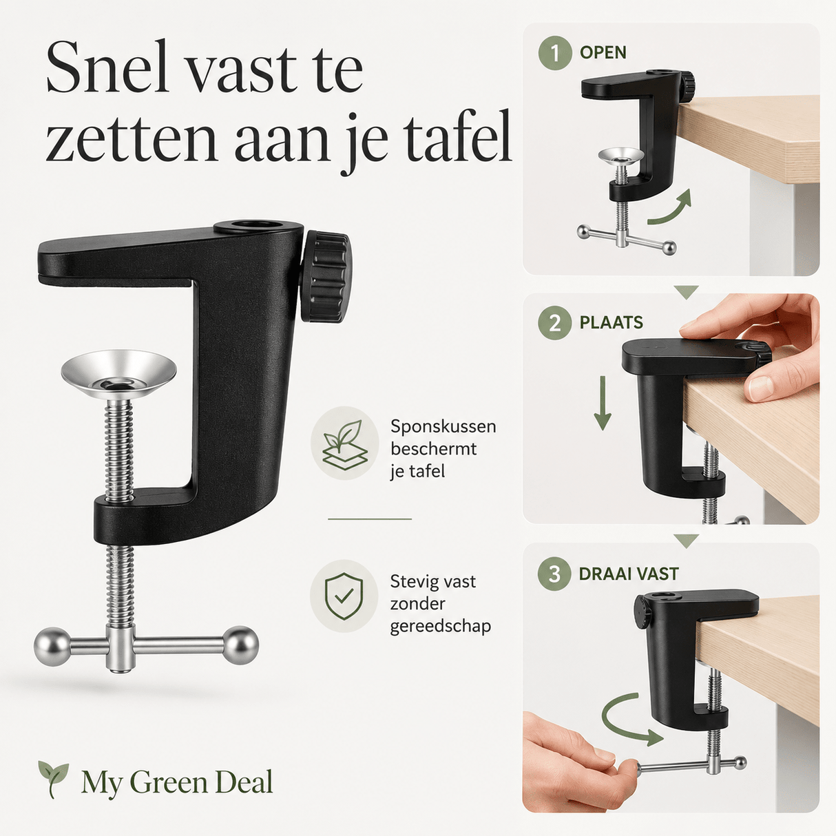 Loeplamp met led verlichting - Wit - My Green Deal