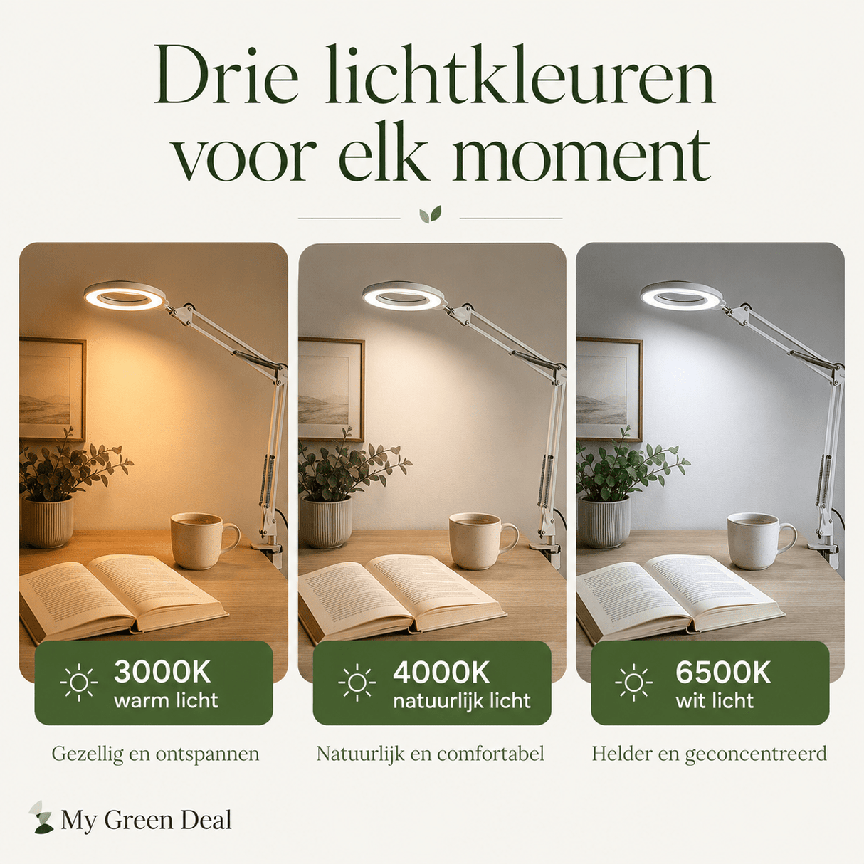 Loeplamp met led verlichting - Wit - My Green Deal