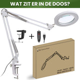 My Green Deal - Loeplamp met led verlichting - Wit