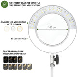 My Green Deal - Loeplamp met led verlichting - Wit