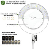 Retourdeal - Loeplamp met led verlichting  - Zwart