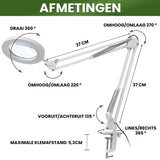 My Green Deal - Loeplamp met led verlichting - Wit