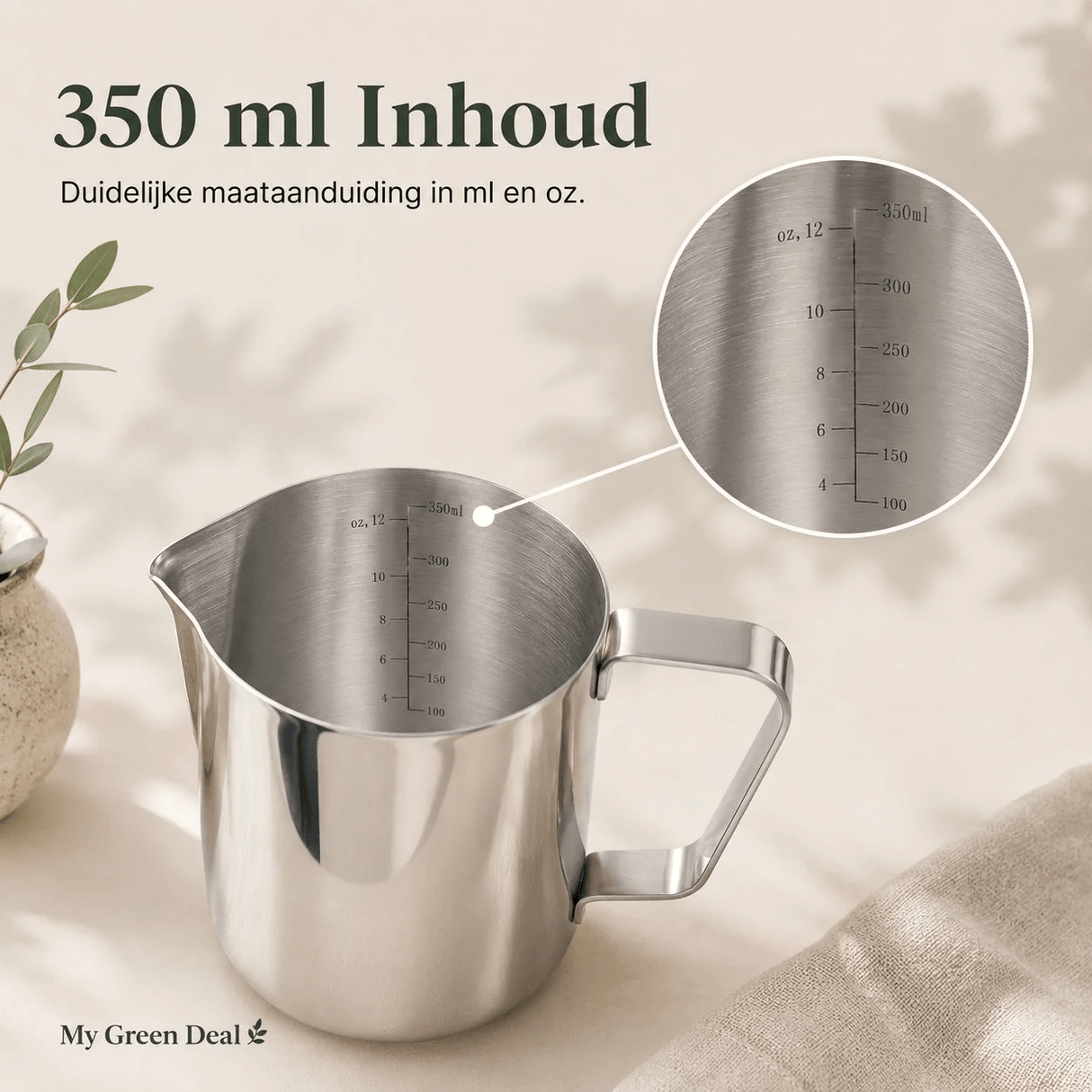 RVS Koffie bundel zilver - My Green Deal