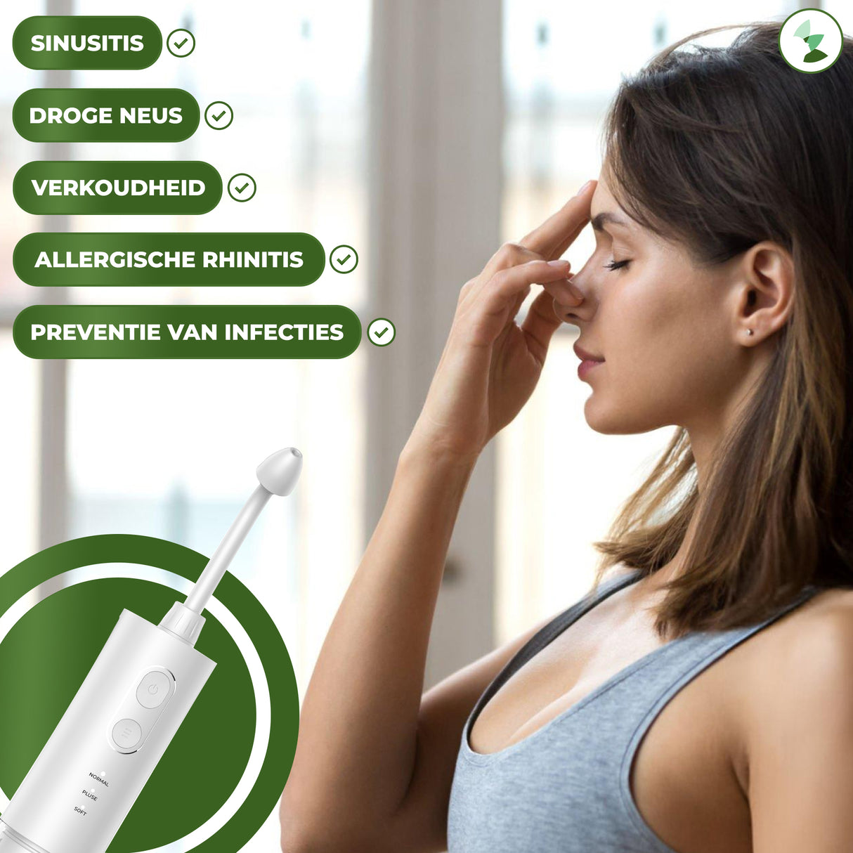 My Green Deal - Neusdouche voor Volwassenen met Zeezout