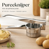 RVS Pureeknijper 27,5 cm - My Green Deal