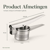 RVS Pureeknijper 27,5 cm - My Green Deal