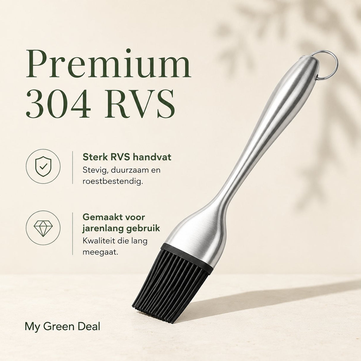 RVS Boterkwast - My Green Deal