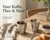 RVS Stapelbare Bekers - Set van 5 - My Green Deal