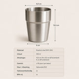 RVS Stapelbare Bekers - Set van 5 - My Green Deal
