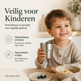 RVS Stapelbare Bekers - Set van 5 - My Green Deal