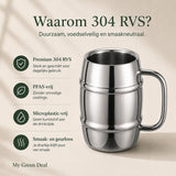 RVS Bierpul 500 ml - My Green Deal