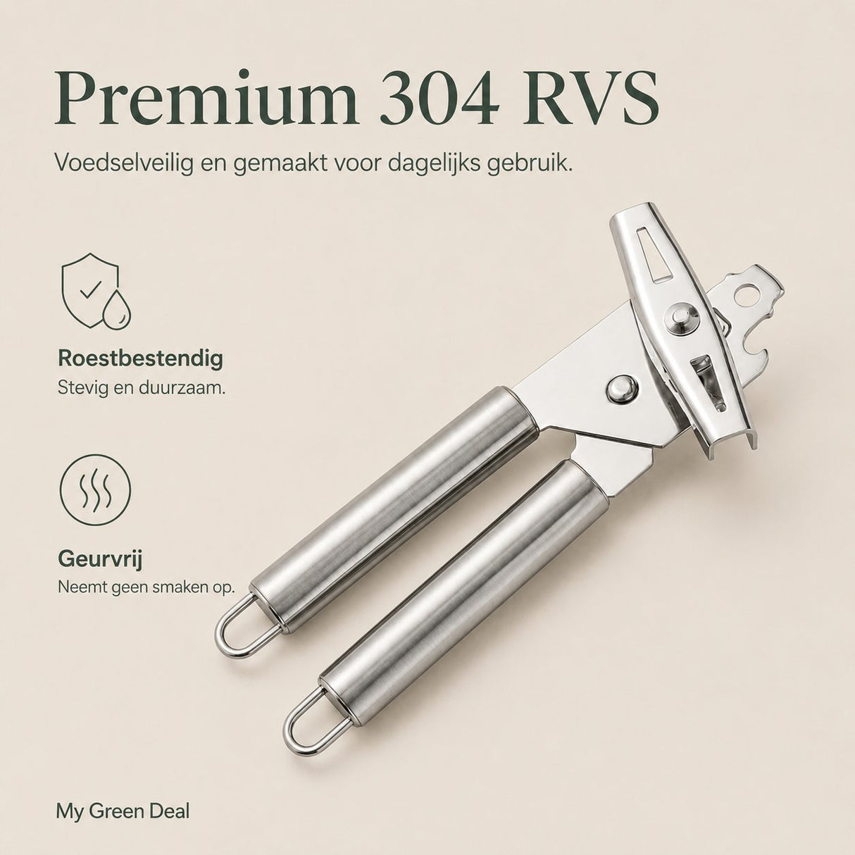 RVS Blikopener & Flesopener - My Green Deal