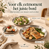 RVS Luxe Serveerborden Set – RVS Bordenset 14 cm, 20 cm & 26 cm - My Green Deal