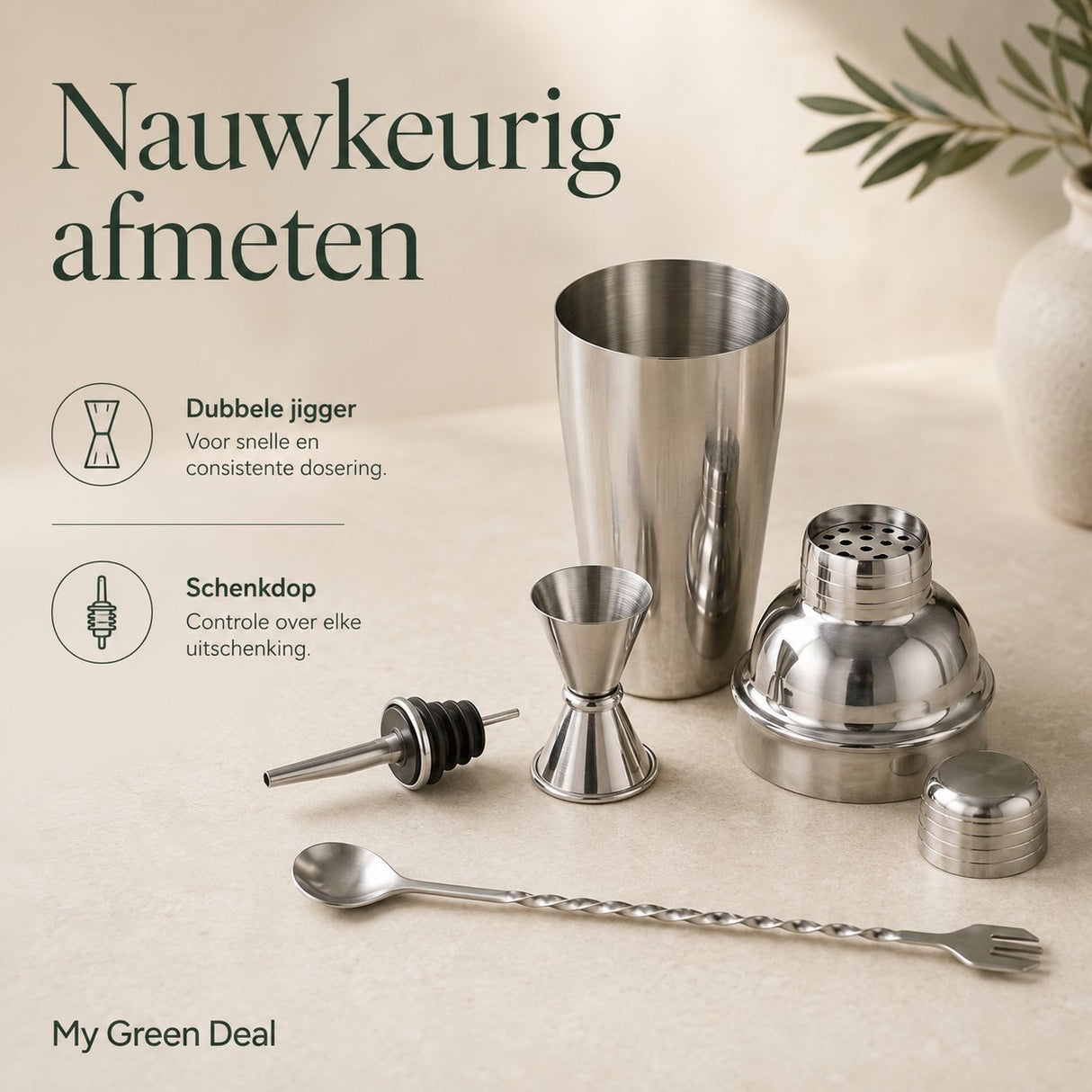 RVS Cocktailset (compleet) - My Green Deal