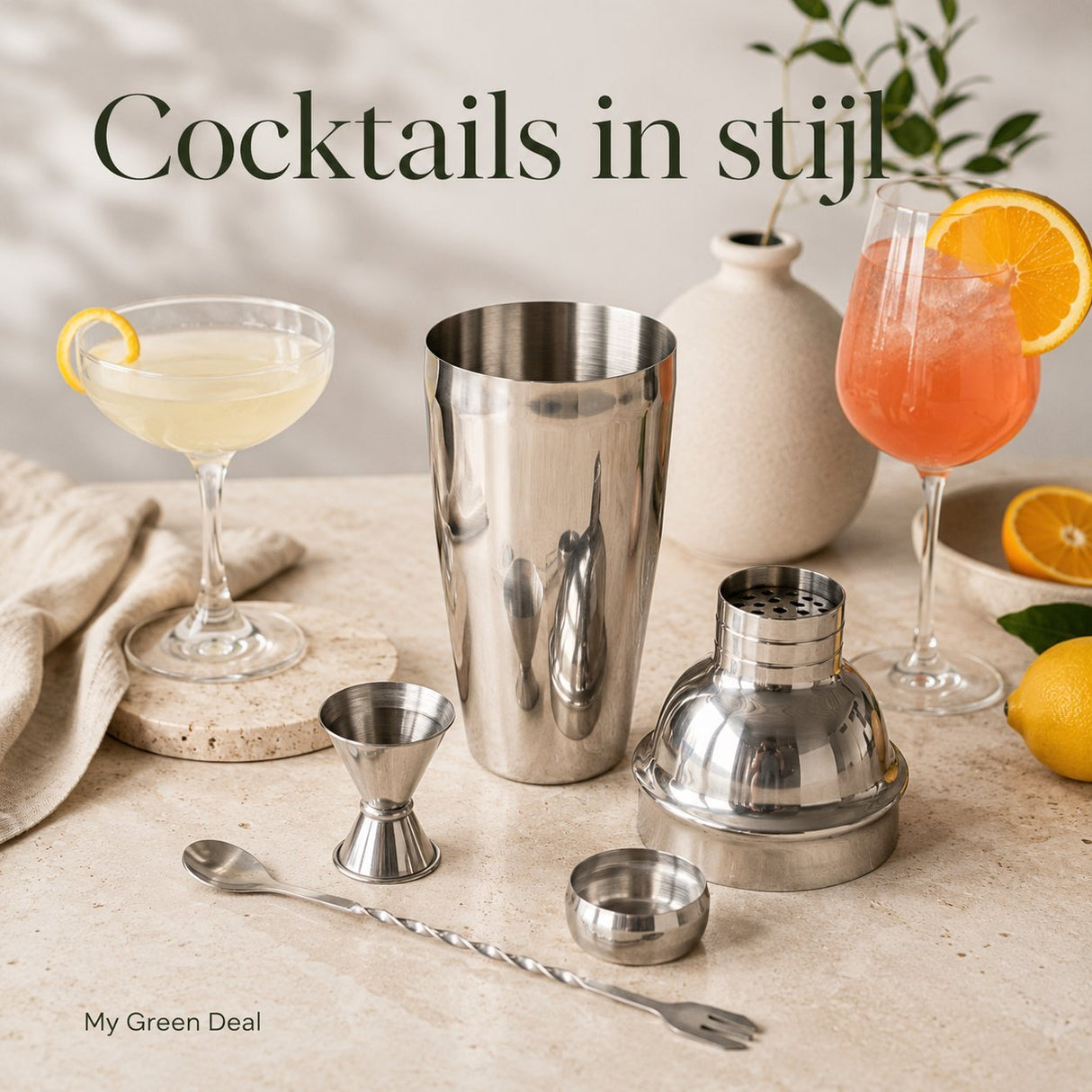 RVS Cocktailset (compleet) - My Green Deal