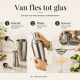 RVS Cocktailset 6-delig