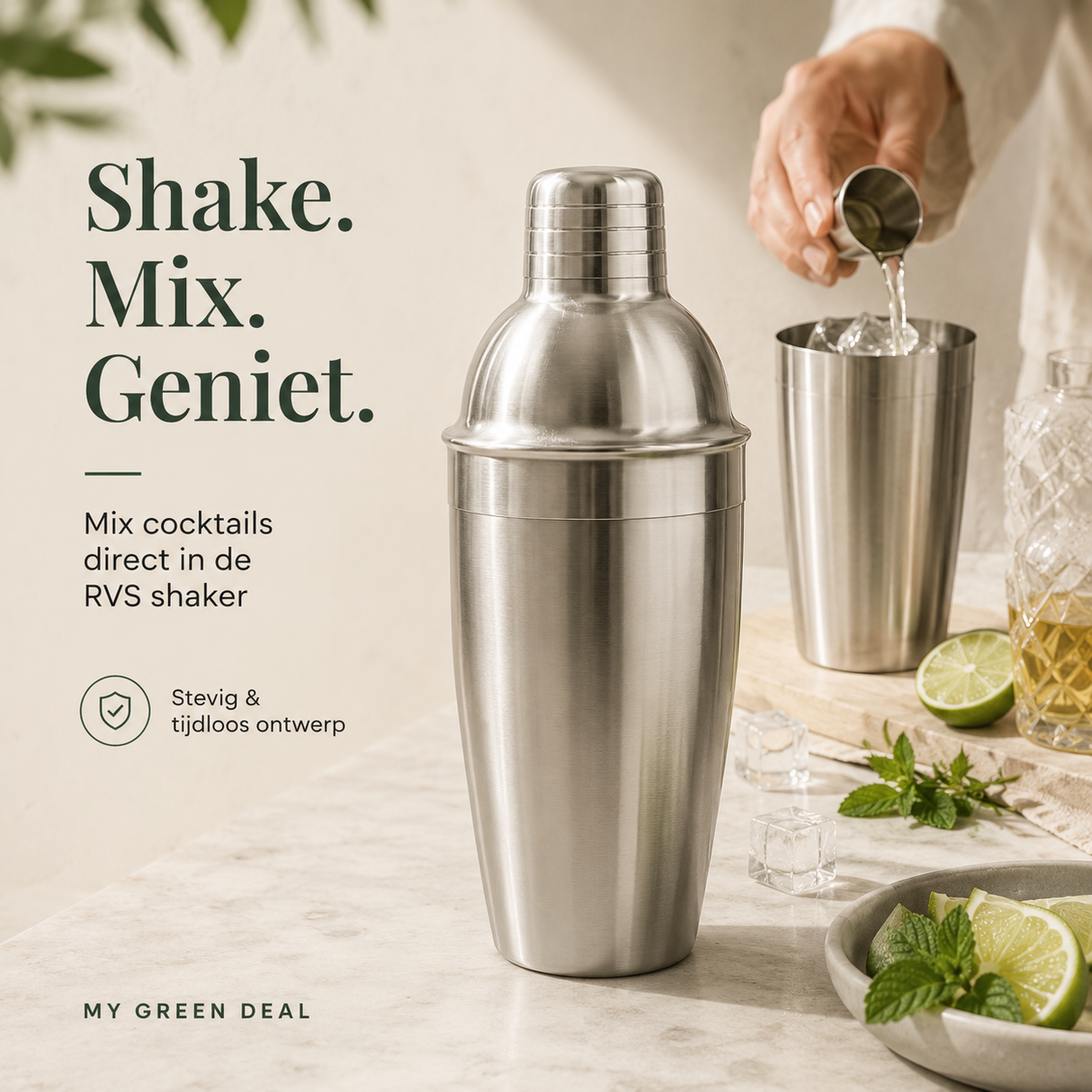 RVS Cocktailset 6-delig