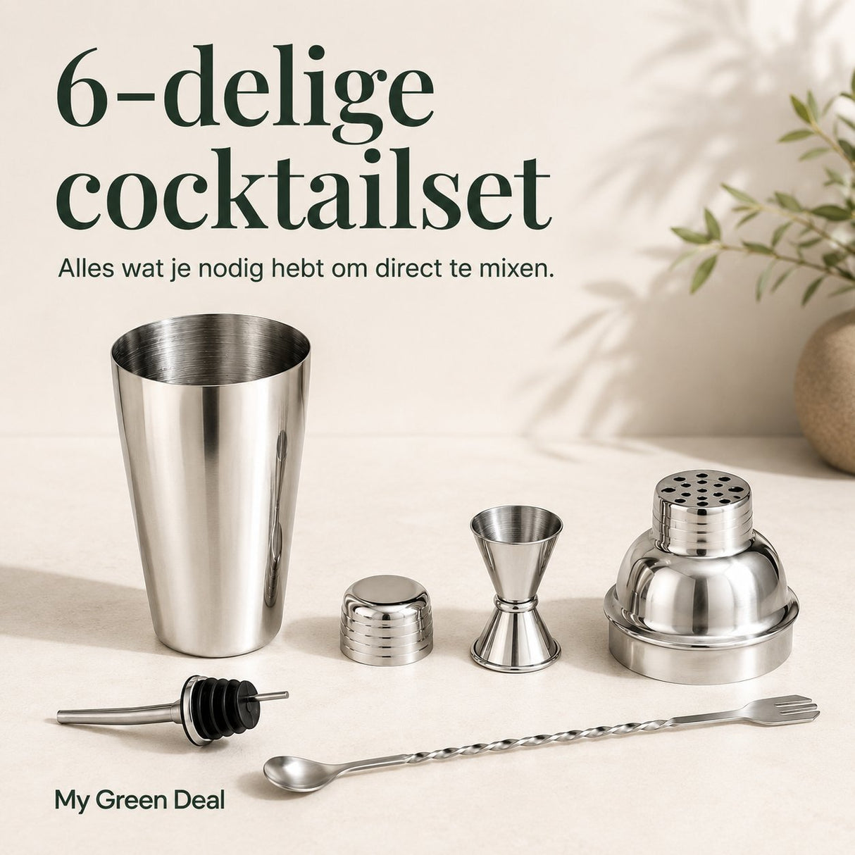 RVS Cocktailset (compleet) - My Green Deal