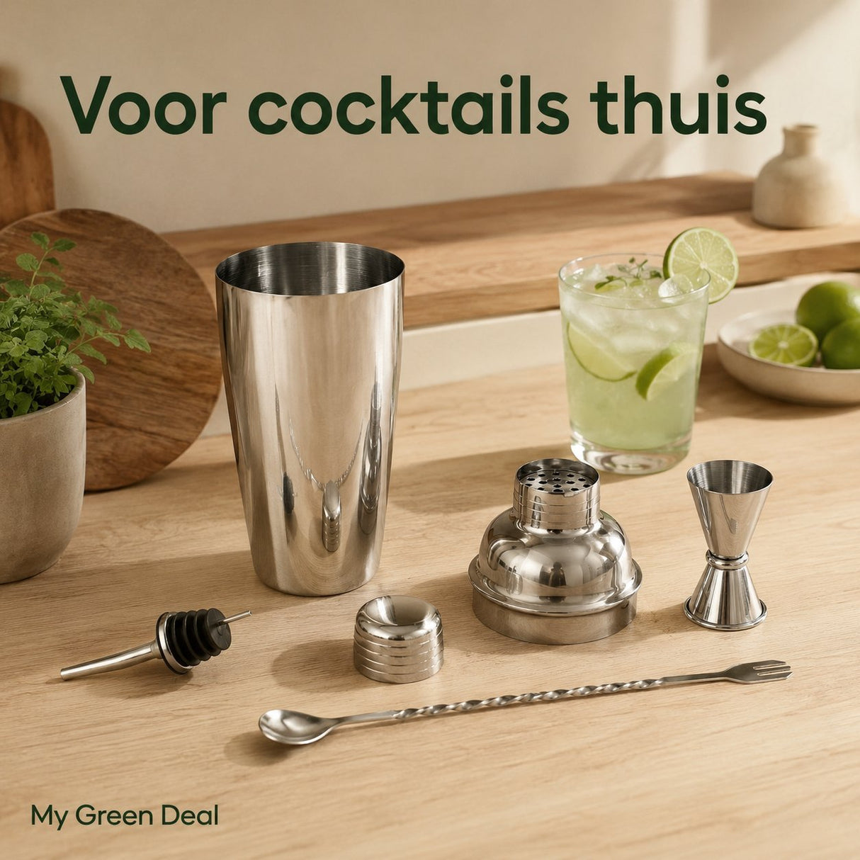 RVS Cocktailset (compleet) - My Green Deal
