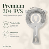RVS Cocktail Strainer - My Green Deal