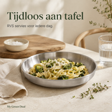 RVS diep bord dubbelwandig