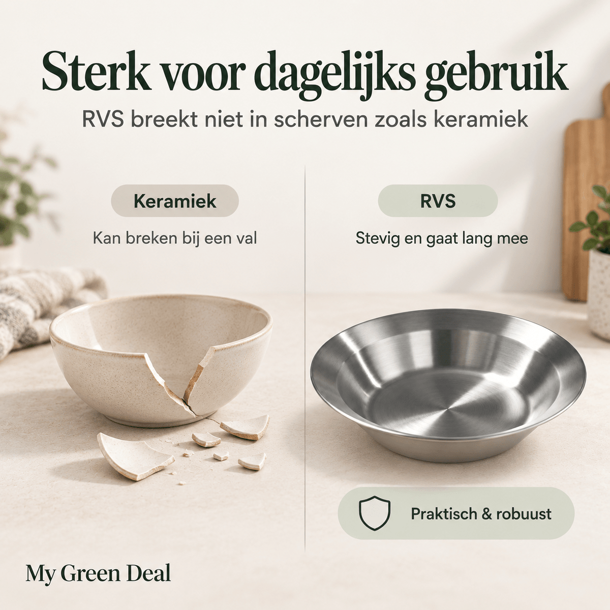 RVS kom enkelwandig Ø18cm - My Green Deal