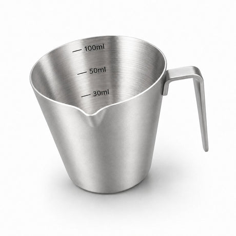 RVS Espresso Schenkkan Zilver - 100ml - My Green Deal