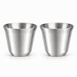 RVS Koffiebekers Zilver Set van 2 – 163 ml - My Green Deal