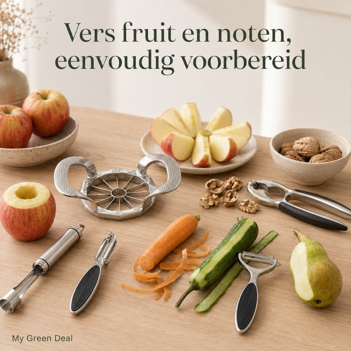 Fruit- & notenset 5-delig