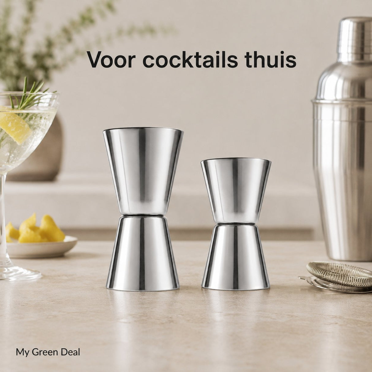 RVS Barmaatje set van 2 - My Green Deal