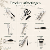 RVS Keuken Essentials Set – 8-delig