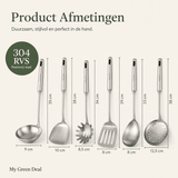 RVS Keukenhulpset 6-delig - My Green Deal