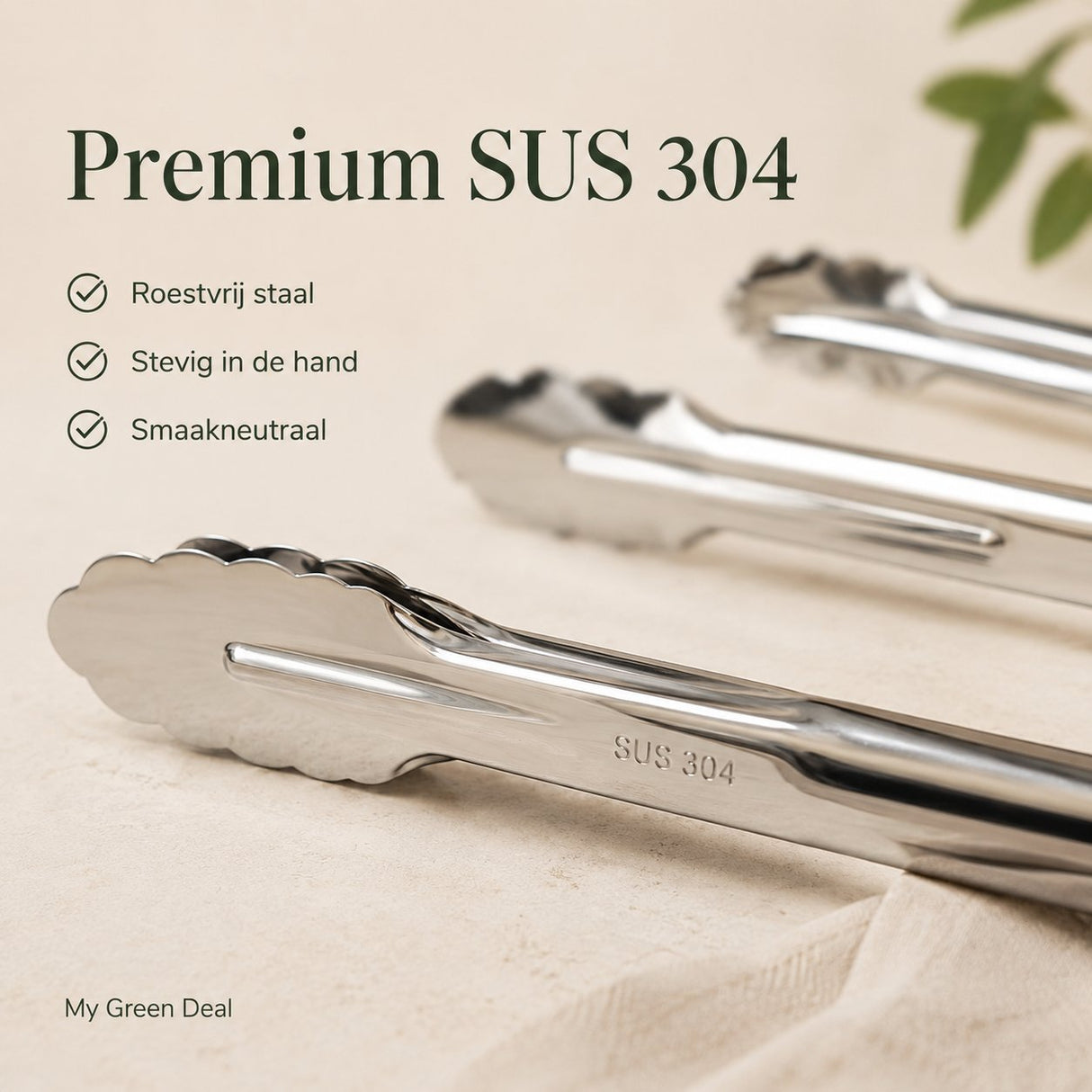 RVS premium keukentangen - My Green Deal